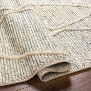 Manisa MNS-2308 9' x 12' Handmade Rug MNS2308-912  Seafoam, Cream, Blue Surya