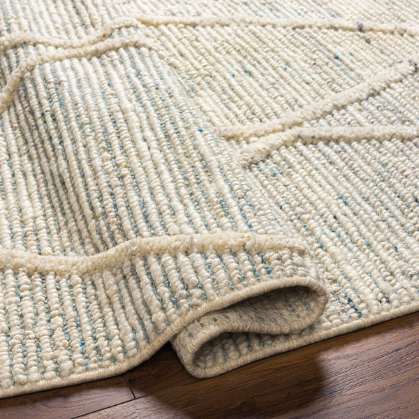 Manisa MNS-2308 9' x 12' Handmade Rug MNS2308-912  Seafoam, Cream, Blue Surya