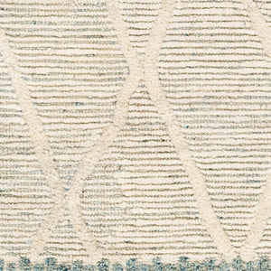 Manisa MNS-2308 9' x 12' Handmade Rug MNS2308-912  Seafoam, Cream, Blue Surya