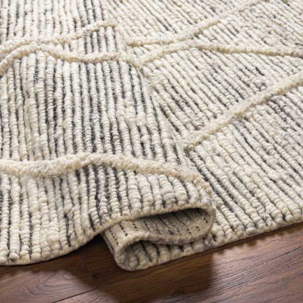 Manisa MNS-2309 9' x 12' Handmade Rug MNS2309-912  Black, Cream Surya