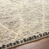 Surya Manisa Handwoven 2' X 3' New Zealand Wool Area Rug - Unique High/Low Texture, Durable & Stylish Decor Black Nz Wool Mns2309-23
