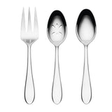 Cambridge Delia 3-Piece Stainless Steel Hostess Set with Mirror Finish, Dishwasher Safe