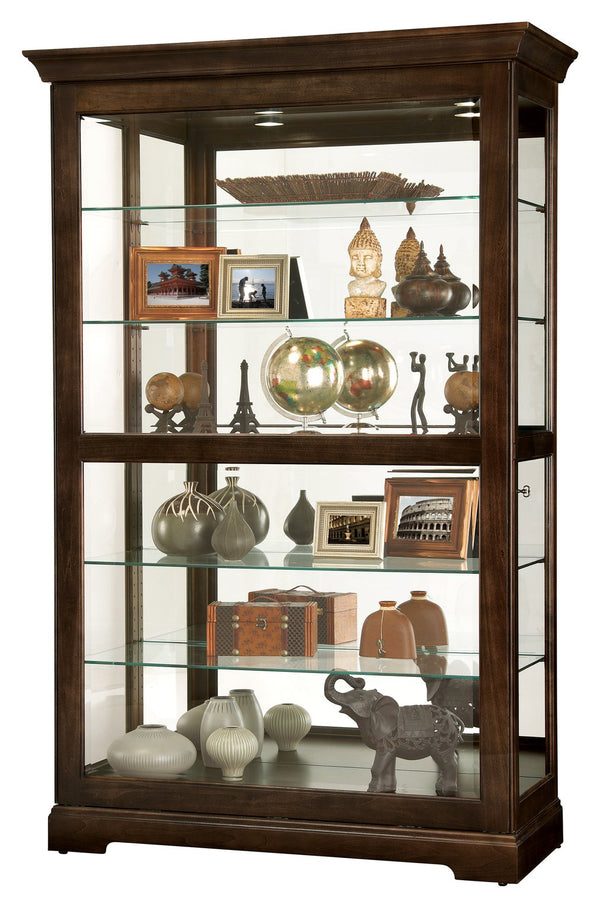 Hekman Furniture 680626 Kane Iii Curio Cabinet - Elegant Espresso Display With Adjustable Shelves & Lighting Features Espresso Kane Iii Curio Cabinet 680626