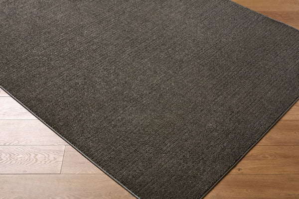 Livabliss Maribor Turkish Woven Polyester Area Rug Minimalist Modern Style for Living Rooms Black 9'2" x 12' MOB2300-9212