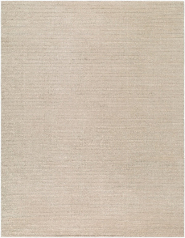 Livabliss Maribor Machine Woven Polyester Area Rug Minimalist Modern Style for Living Spaces Oatmeal 6'7" x 9' MOB2301-679