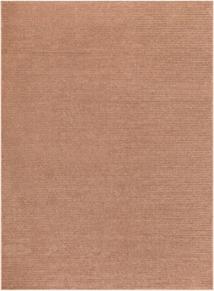 Livabliss Maribor Geometric Polyester Area Rug Turkish Woven Modern Living Room Floor Accent Burnt Orange 5'3" x 7' MOB2308-537