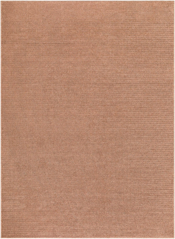 Livabliss Maribor Geometric Polyester Area Rug Turkish Woven Modern Living Room Floor Accent Burnt Orange 5'3" x 7' MOB2308-537