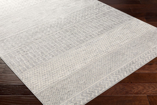 Livabliss Monaco Moc-2304 Global Geometric Polypropylene Accent Rug for Entryway or Bedroom Silver Gray, Gr 7'10" x 10'2" MOC2304-710103
