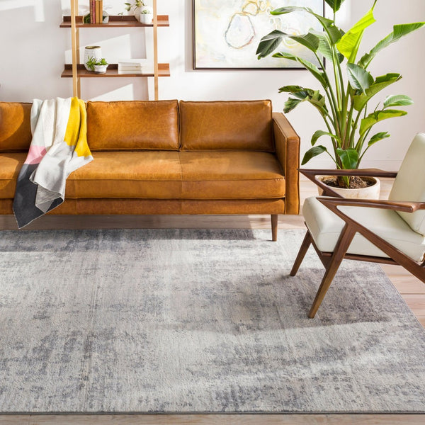 Livabliss Monaco Polypropylene Area Rug Turkish Woven Minimalist Accent for Entryways Bedrooms Silver Gray, Gr 8'10" x 12'4" MOC2311-810123