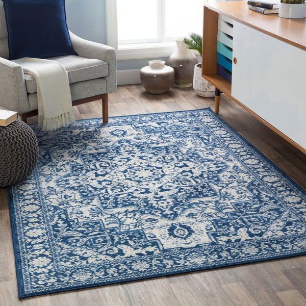 Livabliss Monaco Medallion Area Rug Machine Woven Polypropylene for Living Room or Hallway MOC2316-43511