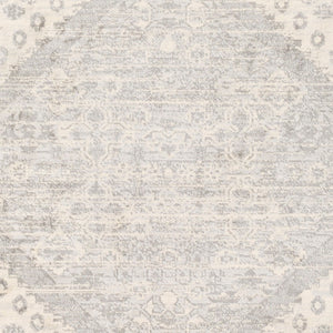 Livabliss Monaco Machine Woven Polypropylene Rug Bohemian Global Geometric Pattern for Entryways Gray, Silver Gr 4'3" x 5'11" MOC2326-43511