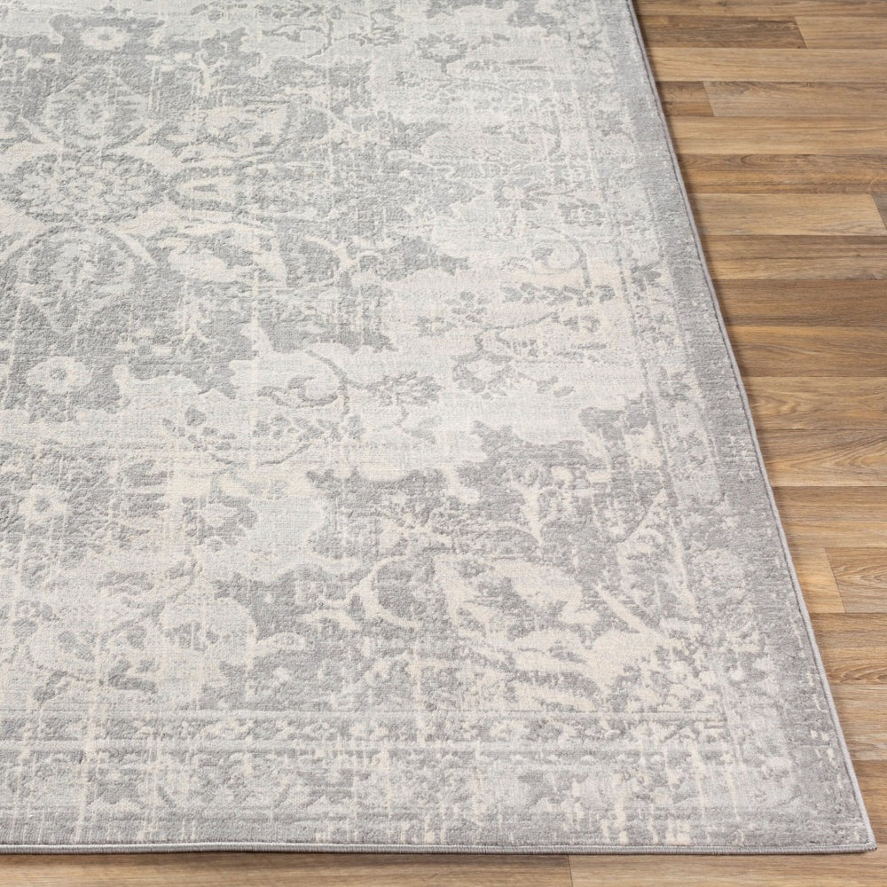 Livabliss Monaco Moc-2328 Traditional Medallion Polypropylene Accent Rug for Entryways Silver Gray, Gr 2' x 2'11" MOC2328-23