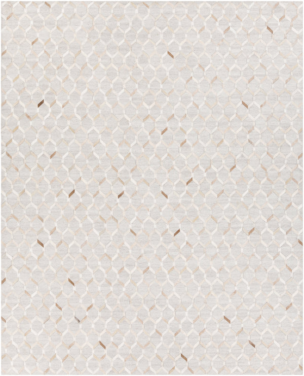 Medora MOD-1005 8' x 10' Handmade Rug MOD1005-810  Medium Brown, Tan, Cream, Light Gray Surya