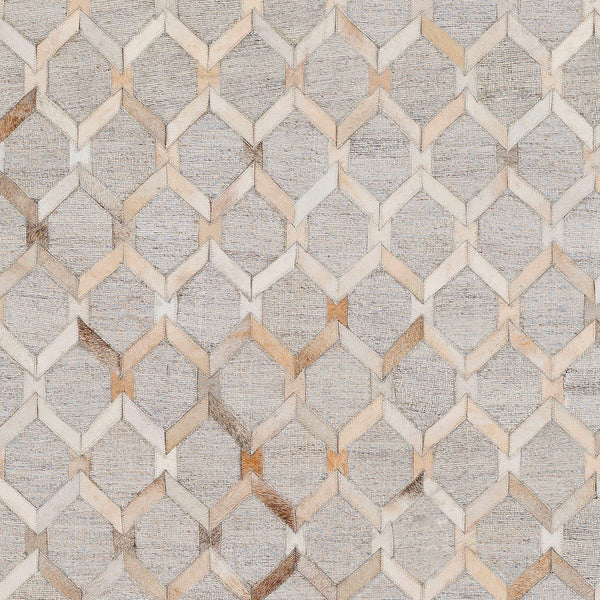 Medora MOD-1005 8' x 10' Handmade Rug MOD1005-810  Medium Brown, Tan, Cream, Light Gray Surya