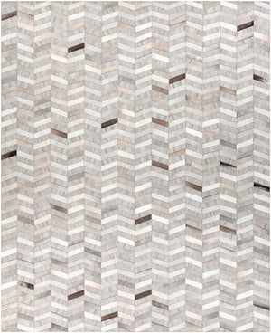 Medora MOD-1008 8' x 10' Handmade Rug MOD1008-810  Dark Brown, Light Brown, Light Gray, Cream Surya