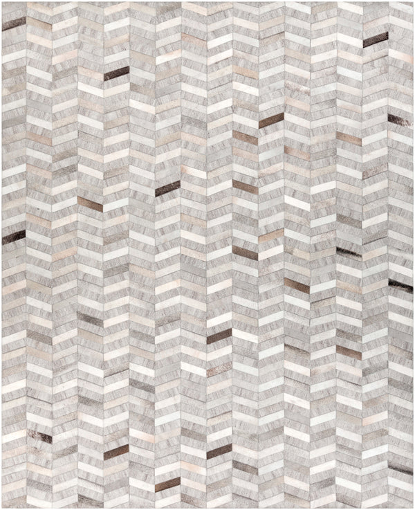 Medora MOD-1008 8' x 10' Handmade Rug MOD1008-810  Dark Brown, Light Brown, Light Gray, Cream Surya