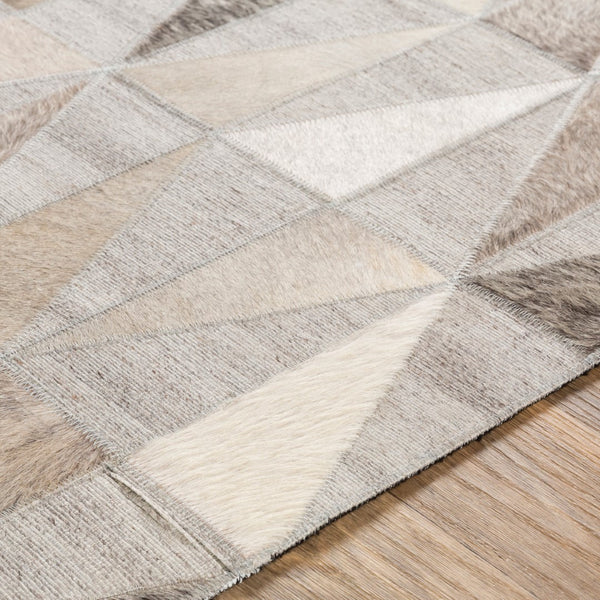 Surya Medora 2' X 3' Handmade Chenille-viscose Area Rug – Luxurious, Easy-clean Design For Your Home Charcoal Viscose,Hair On Hide Mod1022-23