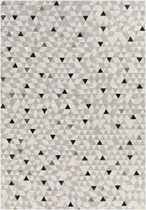 Surya Medora 2' X 3' Handmade Chenille-viscose Area Rug – Luxurious, Easy-clean Design For Your Home Gray Viscose,Leather Mod1025-23