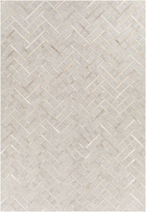 Surya Medora 2' X 3' Handmade Chenille-viscose Area Rug – Luxurious, Easy-clean Design For Your Home Taupe Viscose,Leather Mod1026-23
