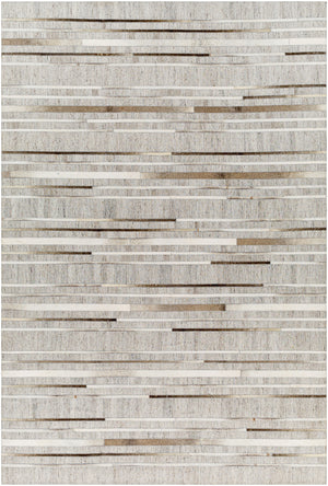 Medora MOD-1027 9' x 13' Handmade Rug MOD1027-913  Ivory, Taupe, Dark Brown, Tan Surya