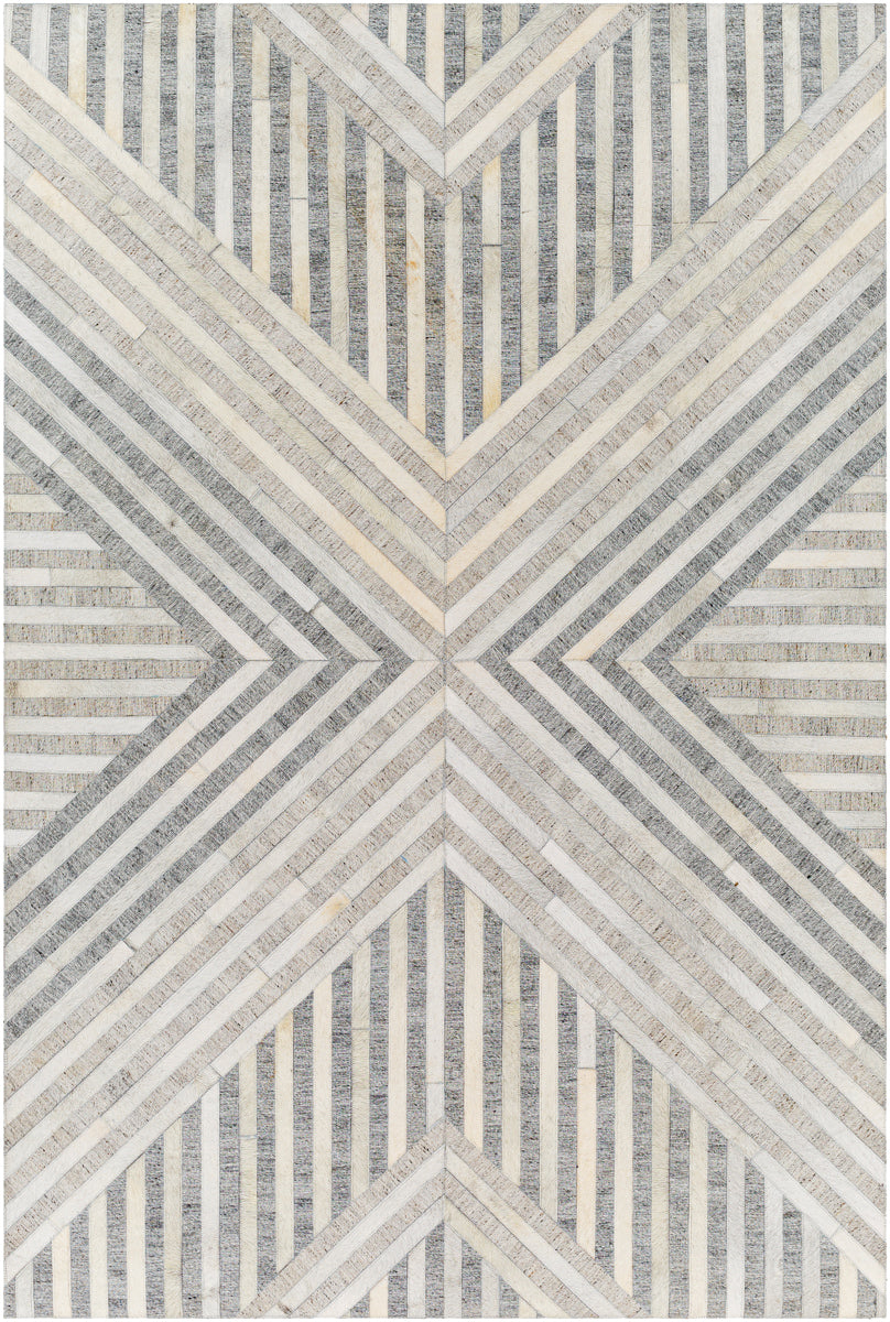 Medora MOD-1028 9' x 13' Handmade Rug MOD1028-913  Medium Gray, Cream, Beige Surya