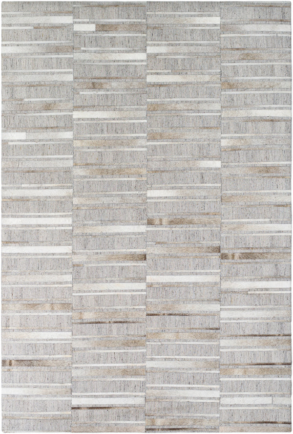Medora MOD-1029 9' x 13' Handmade Rug MOD1029-913  Pale Slate, Metallic - Silver, Light Silver Surya