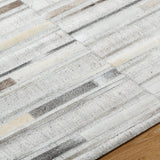 Medora MOD-1029 9' x 13' Handmade Rug MOD1029-913  Pale Slate, Metallic - Silver, Light Silver Surya