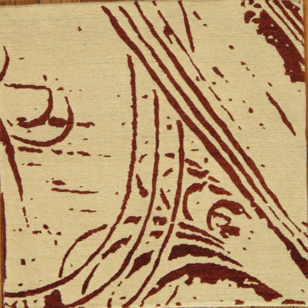 Pasargad Home Modern Collection Hand-knotted Lamb's Wool Area Rug - Elegance For Your Space   Plv-201311 2x2