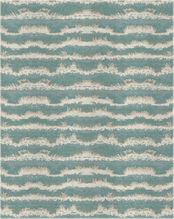 Pasargad Home Modern Collection Hand-knotted Abstract Silk & Wool Area Rug For Elegant Spaces   Plv-201522 2x3
