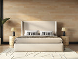 VIG Furniture Modrest Byrne - Modern Beige Fabric Bed VGEVVG713-C-01