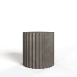 Modrest Evadale - Modern Grey Concrete End Table