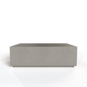VIG Furniture Fresno Modern Concrete Rectangular Table With Weather-Resistant Finish, Durable Industrial Style Grey Coffee Table VGGR-689980-GRY