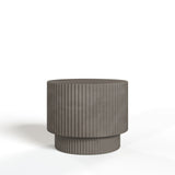 Modrest Gruver - Modern Grey Concrete End Table