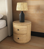 VIG Furniture Modrest Jacobson - Modern Natural Acacia Nightstand VGWD-LYO-BST02