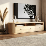 VIG Furniture Modrest Jacobson - Modern Natural Acacia TV Stand VGWD-LYO-CST