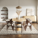 VIG Furniture Modrest Miami - Modern Natural Oak Oval Dining Table VGME-MIAMI-ODT