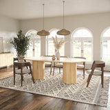 VIG Furniture Modrest Miami - Modern Natural Oak Oval Dining Table VGME-MIAMI-ODT