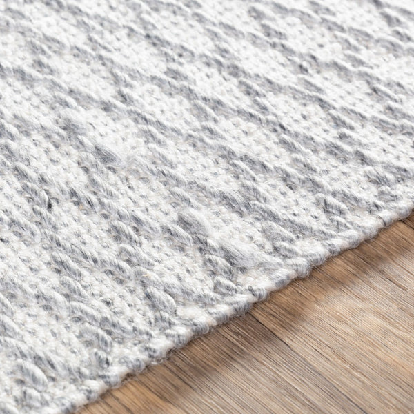Surya Modena 2' X 3' Handmade Area Rug – Modern, Textured, Easy-clean Design For Sophisticated Spaces Gray Polyester Moe1003-23