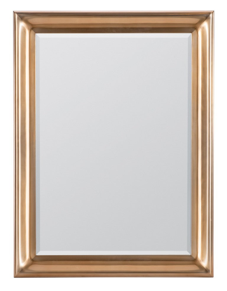 Hooker Furniture Eleana Landscape Mirror With Beveled Glass And Sunlit Bronze Frame — Transitional Horizontal Accent 7252-90008-15