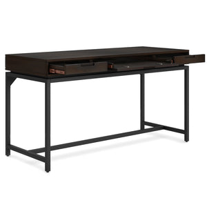 English Elm Banting Mid Century Desk In Hickory Brown - Stylish, Versatile Workspace With Storage & Durability B136P158456