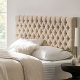 Christopher Knight Home® - Noble House - Jezebel Contemporary Full/Queen Tufted Fabric Headboard