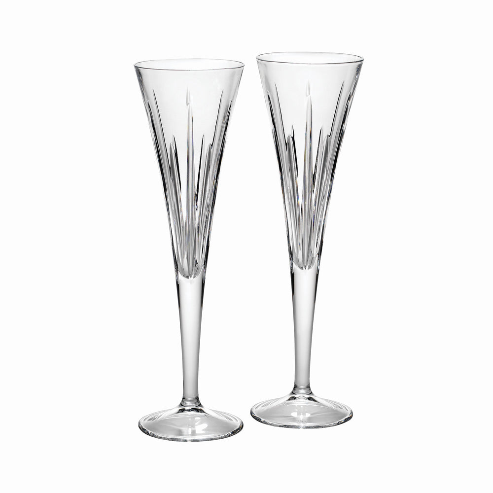 Lenox Reed and Barton Soho Crystal 2 Piece Toasting Flute Set Clear, NO COLOR GLASS,CRYSTAL 2989/2286