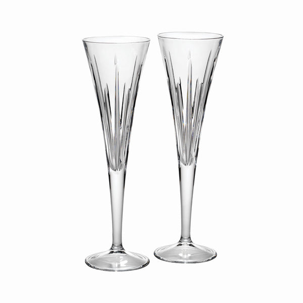 Lenox Reed and Barton Soho Crystal 2 Piece Toasting Flute Set Clear, NO COLOR GLASS,CRYSTAL 2989/2286