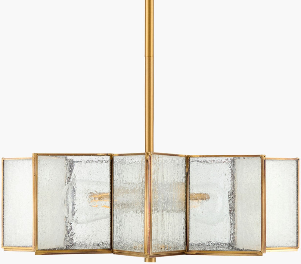 Livabliss Morella Art Deco Iron Glass Pendant Light for Dining Rooms and Kitchen Islands MOL-001