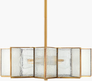 Livabliss Morella Art Deco Iron Glass Pendant Light for Dining Rooms and Kitchen Islands MOL-001