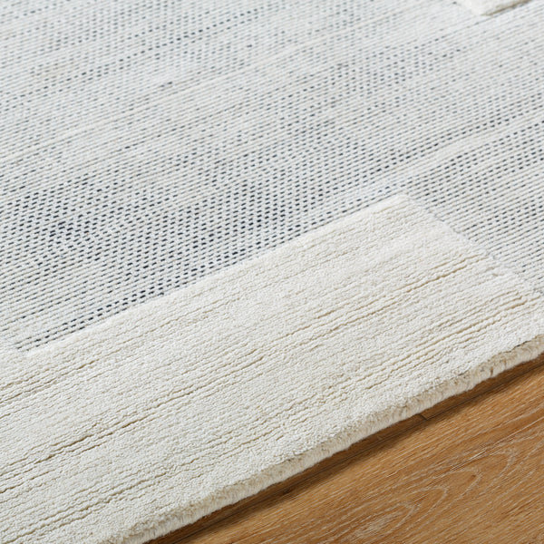 Molde MOL-2300 9' x 12' Handmade Rug MOL2300-912  Light Silver, Silver Surya