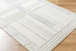 Surya Molde Handmade Wool Rug 2' X 3' - Luxurious Hand-loomed Design For Stylish Home Decor Enhancements Ivory Wool Mol2302-23