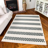 Orian Rugs Simply Southern Cottage Dorcheat Machine Woven Polypropylene Transitional Area Rug Natural Bluebell Polypropylene