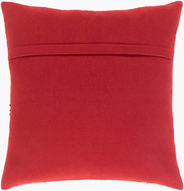Surya Moira 20" X 20" Stylish Cotton Accent Pillow - Modern Design For Comfort & Easy Care In Any Room Dusty Coral Cotton,Cotton Mor001-2020