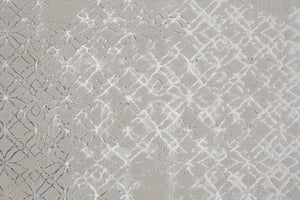 Feizy Rugs Micah Modern Abstract Area Rug - High-grade Soft Polyester, Stain Resistant, Easy Care, Contemporary Style Silver,Gray,White Polyester,Polypropylene 6943047fbgeslvh13